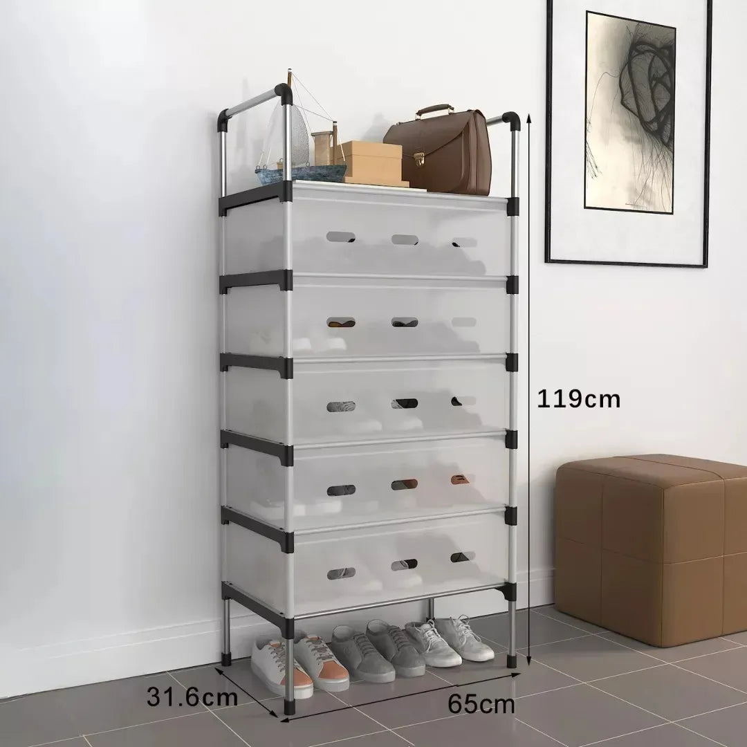 Mueble Zapatero Organizador Racks Zapatero 5 Niveles Armable
