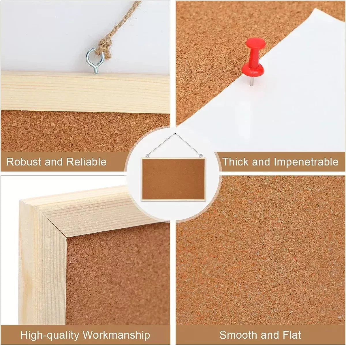 Pizarra Corcho Diario Mural Corcho Pizarra Corchos 30x20cm