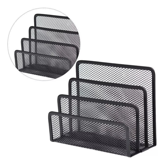 Organizador De Documentos Metálico Organizador De Escritorio