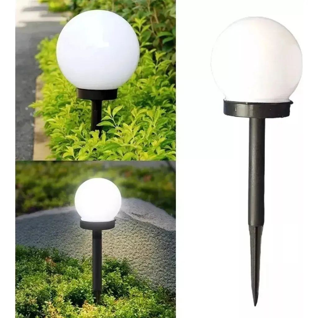 X3 Foco Jardin Solar Estaca Led Lamparas Globo Exteriores