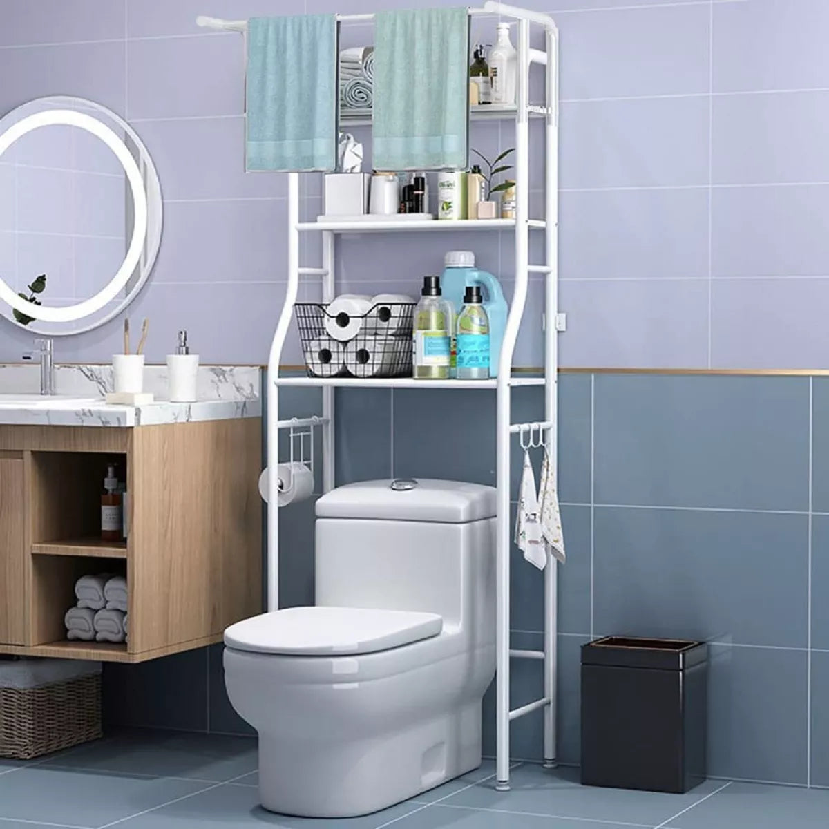 Mueble Organizador De Baño Organizador Baño Repisa Baño Rack