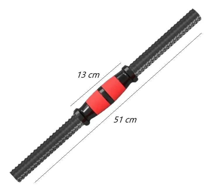 Set Mancuernas Barra 40kg Fitness Pesas Ajustables Negro