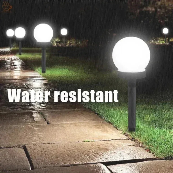 X3 Foco Jardin Solar Estaca Led Lamparas Globo Exteriores