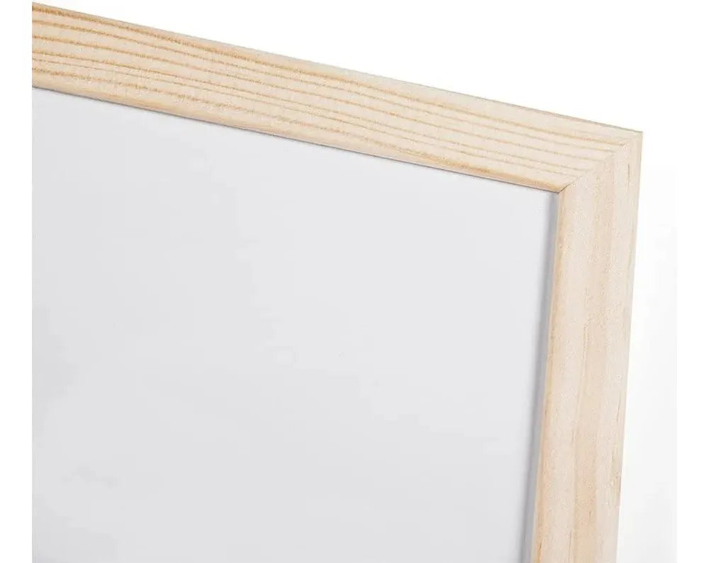 Pizarra Blanca Acrilica Pizarra Con Marco De Madera 30x40cm