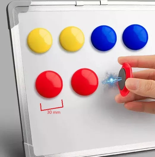 X12 Imanes Refrigerador Imanes Para Pizarra Acrilica 30mm