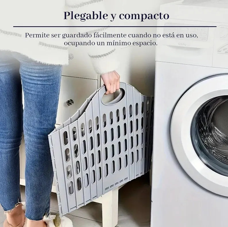 Canasto Para Ropa Sucia Cesta Canasto Plastica Plegable