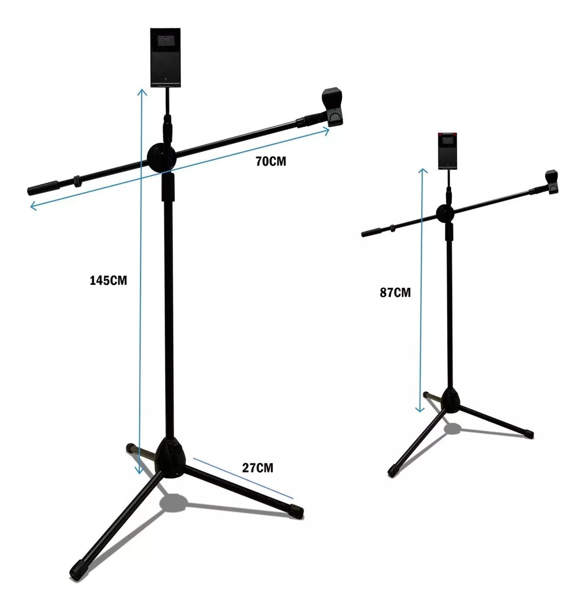 Soporte Con Brazo Para Microfono Atril De Microfono 2en1