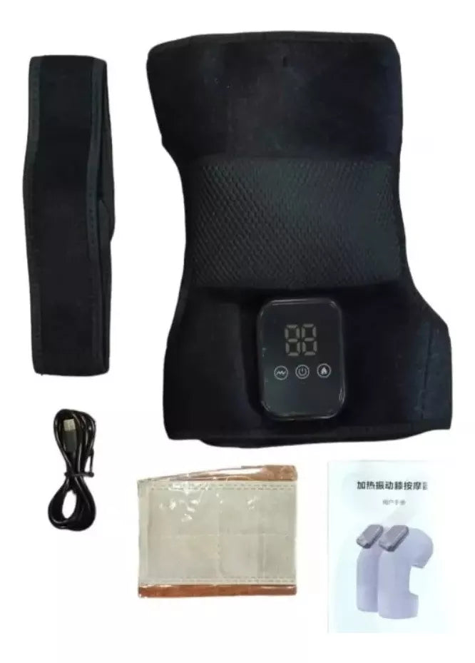 Masajeador De Rodilla Electrico Con Calor/vibracion Digital