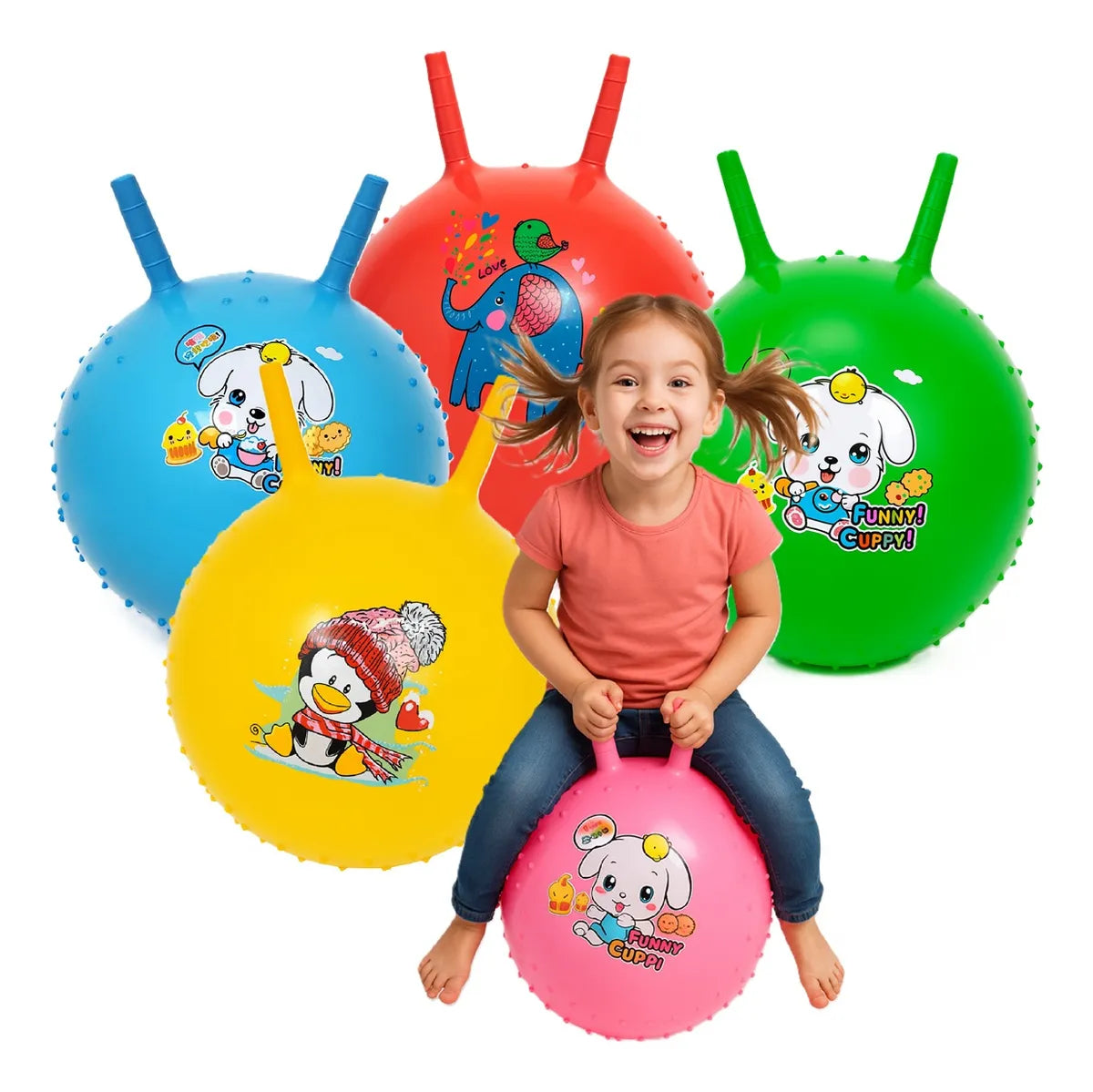 Pelota Saltarina Niños Pelota Circular Inflable Colores 40cm