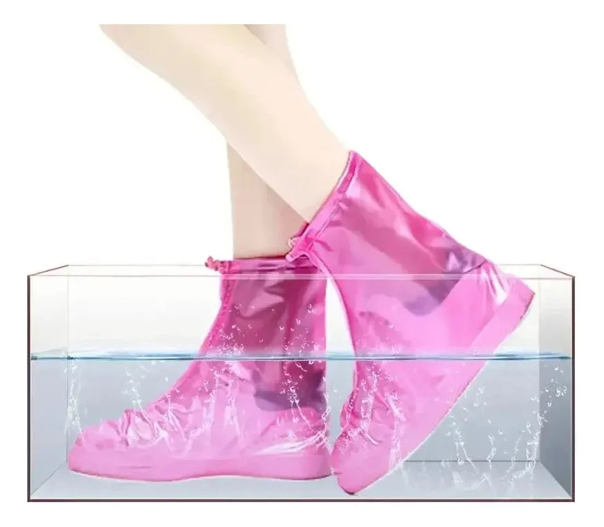 Par Cubre Zapatos Impermeable Para Lluvia Protector Zapatos L