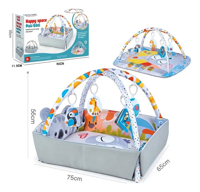 Gimnasio Corral Para Bebes Alfombra Didactica Gimnacio 2en1