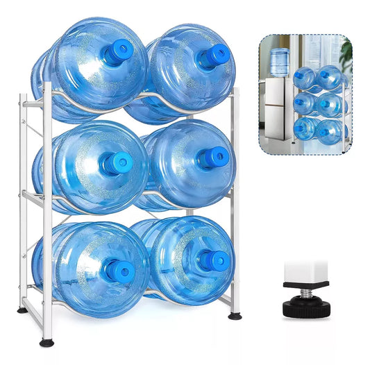 Estante Organizador Rack 6 Botellones Bidones Agua 20lt