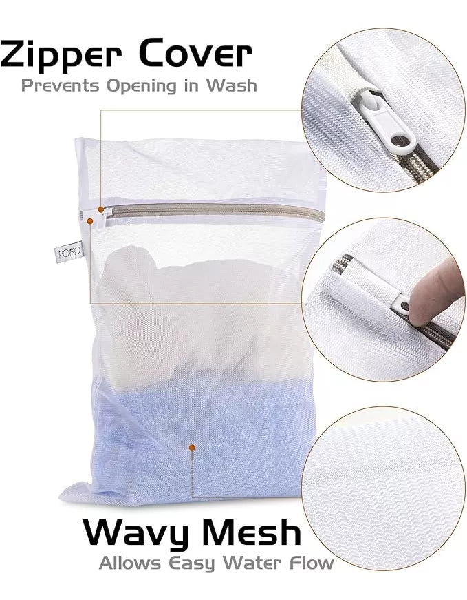 Malla Bolsa Lavado Ropa Bolsa Lavadora Ropa Delicada 25x30cm
