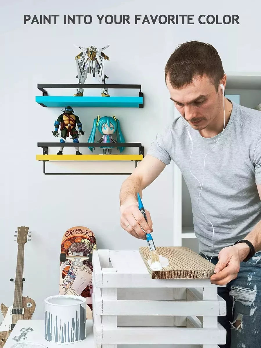 Repisas Flotantes Estantes Organizador Multifuncional Madera