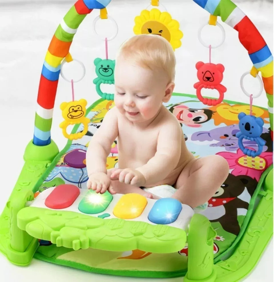 Gimnasio Para Bebé Con Accesorios Musical Alfombra Didactica