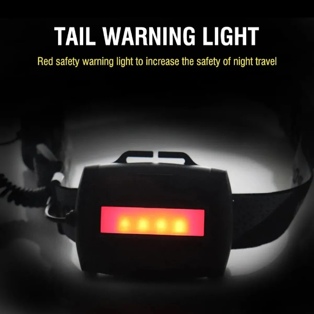 Linterna Frontal Led Linterna Cabeza Recargable 3 Modos Blanco