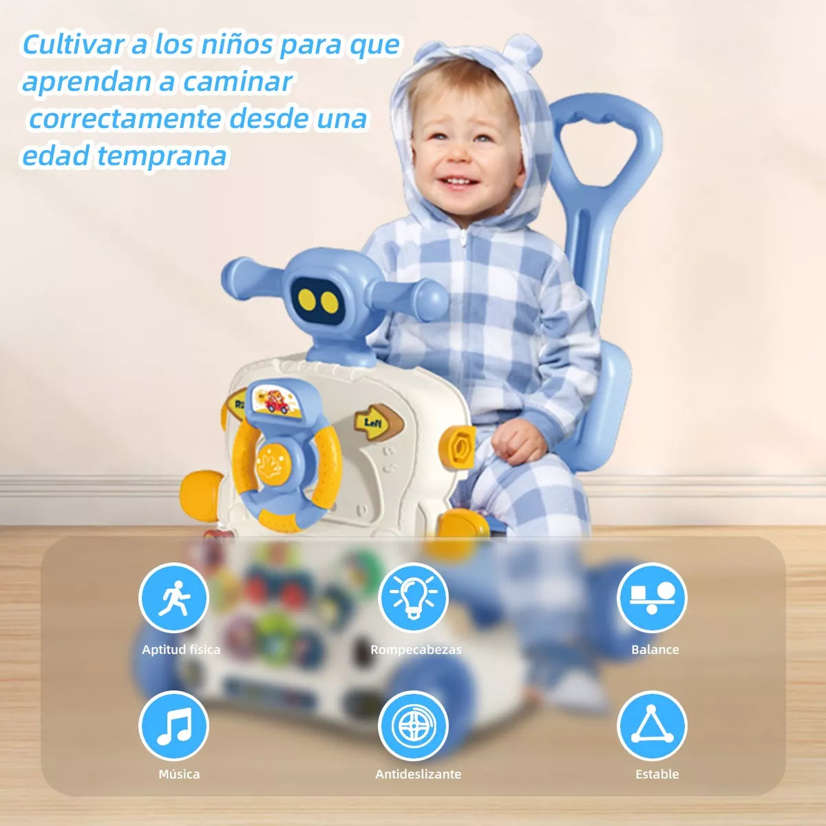 Caminadora Andadera Correpasillos Andador Bebe 6 En 1 Niños