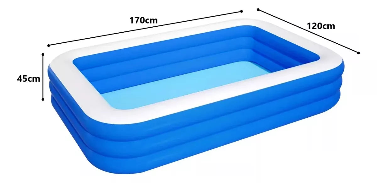 Piscina Para Niños Piscina Plastica Inflable Grande 170x120cm