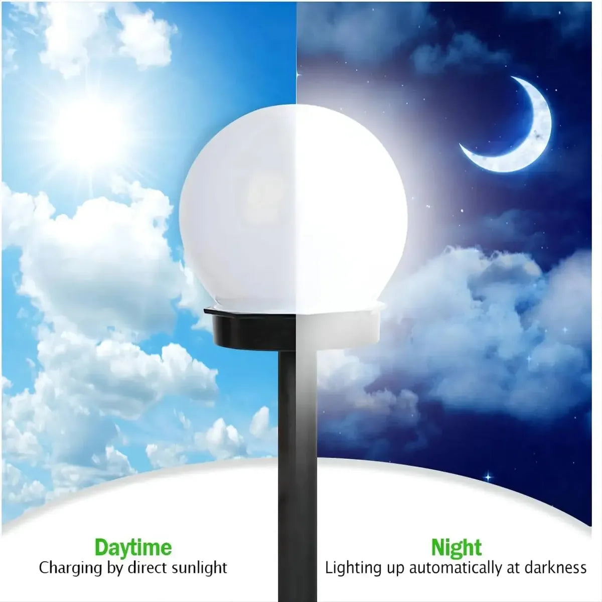 X3 Foco Jardin Solar Estaca Led Lamparas Globo Exteriores