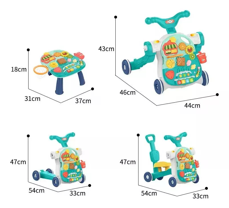 Caminadora Andadera Correpasillos Andador Bebe 4 En 1 Niños