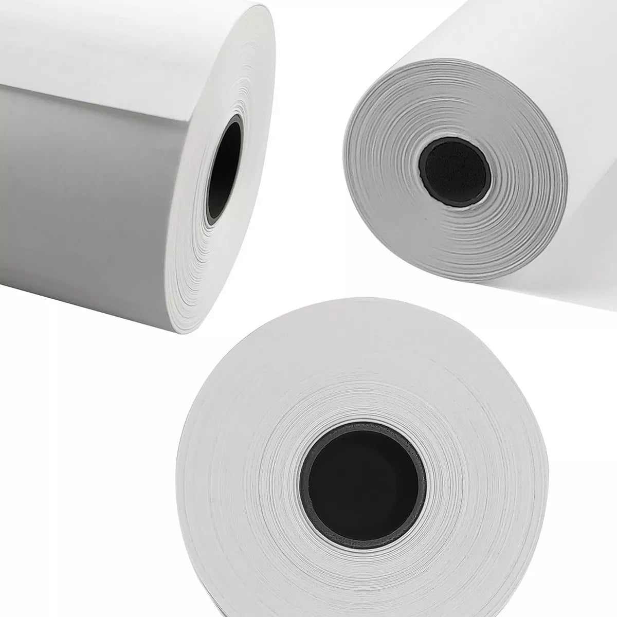 Pack 20 Rollos Papel Térmico De 80mmx80mt Boleta Color Blanco 80mts
