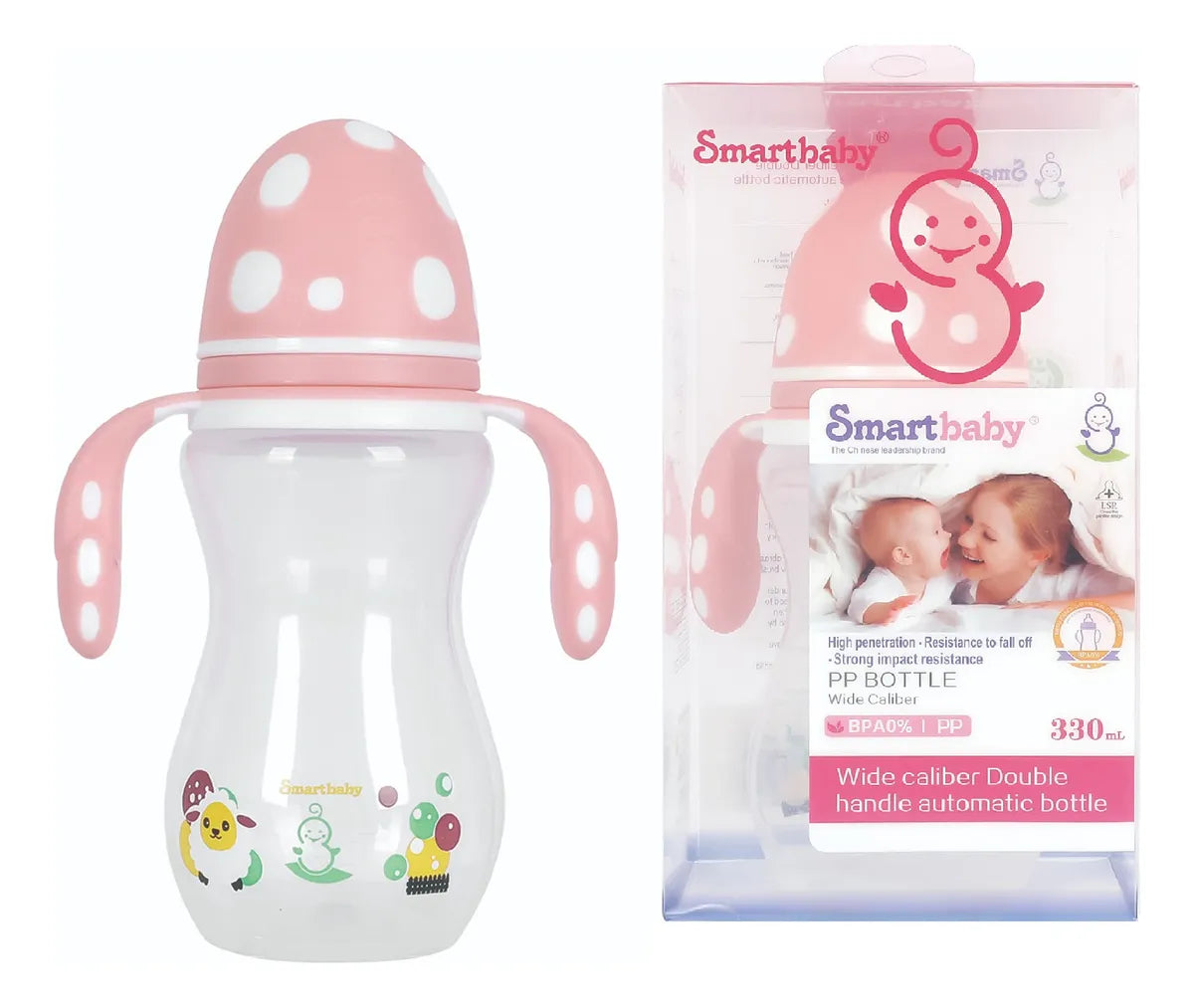 Mamadera Mamadera Smartbaby Boca Ancha Biberon 330ml Tetero