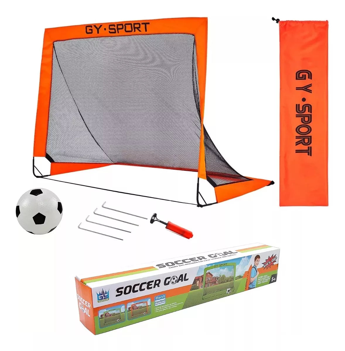 Arco De Futbol Niño Autoarmable Arcos Futbol Infantil +bolso