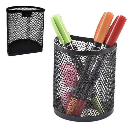 Portalápices Organizador De Escritorio Porta Lapiz Metalico