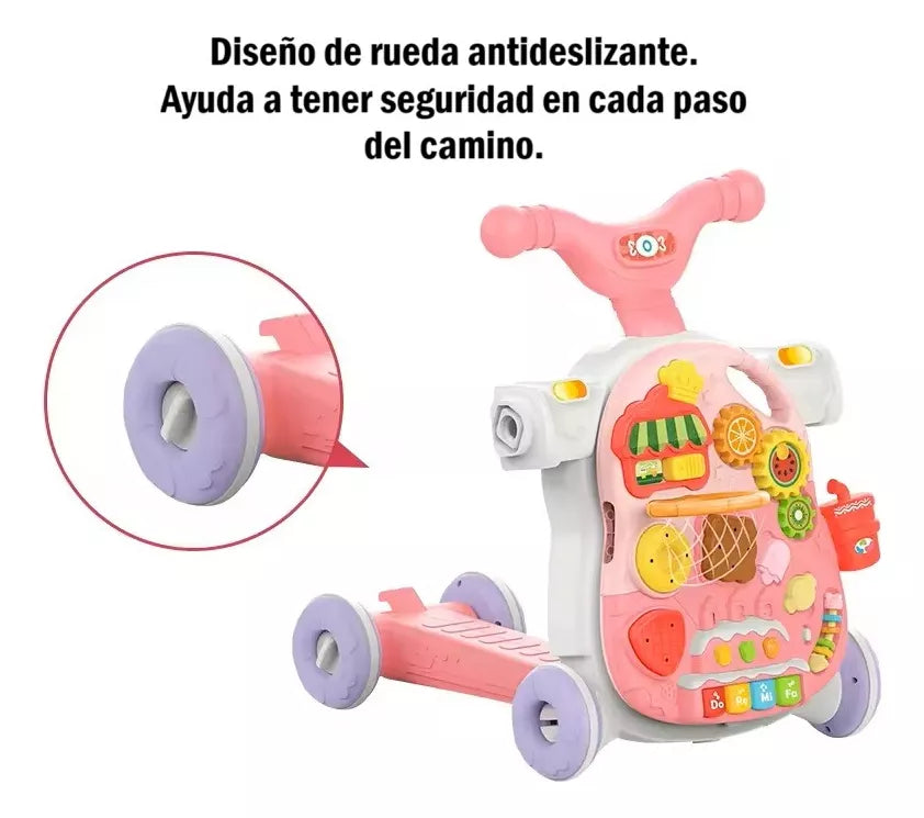 Caminadora Andadera Correpasillos Andador Bebe 4 En 1 Niños