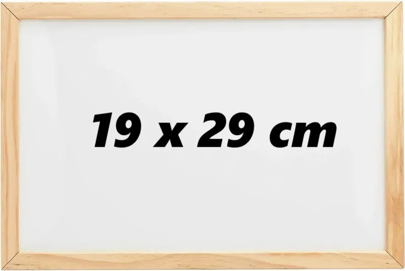 Pizarra Blanca Acrilica Pizarra Con Marco De Madera 30x20cm