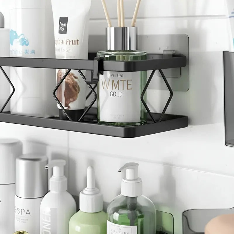 Set X5 Pcs Organizador Ducha Baño Repisa Esquinero Jabonera