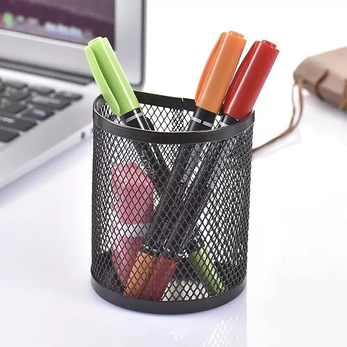 Portalápices Organizador De Escritorio Porta Lapiz Metalico