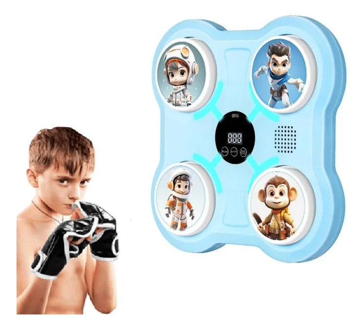 Maquina De Boxeo Niños Inteligente Bluetooth Luces Musical