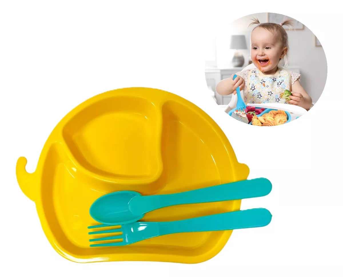 Set De Platos De Comida Para Bebes Vajillas Para Bebe