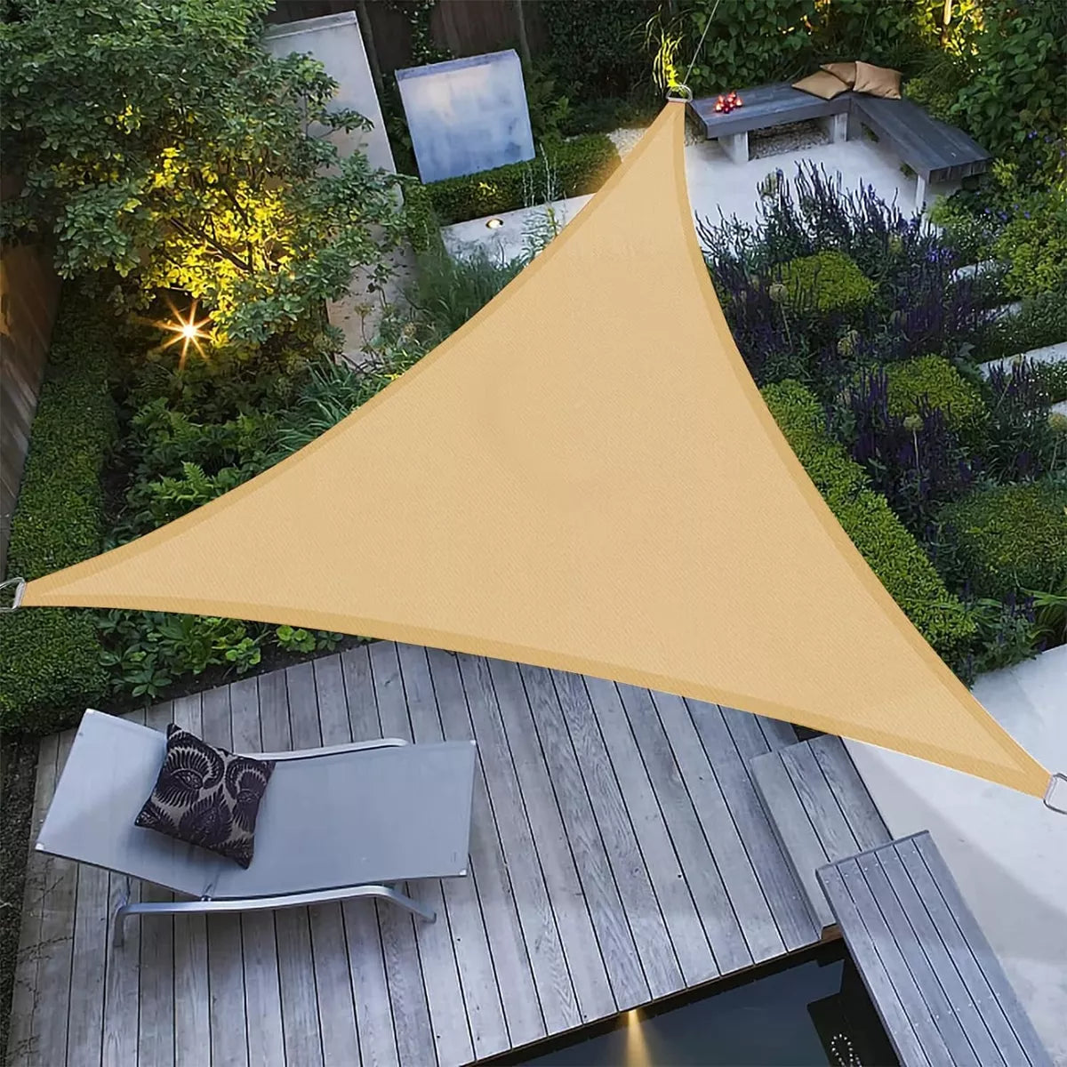 toldo Vela Sombra Toldos Vela Triangular terraza jardin 3x3x3