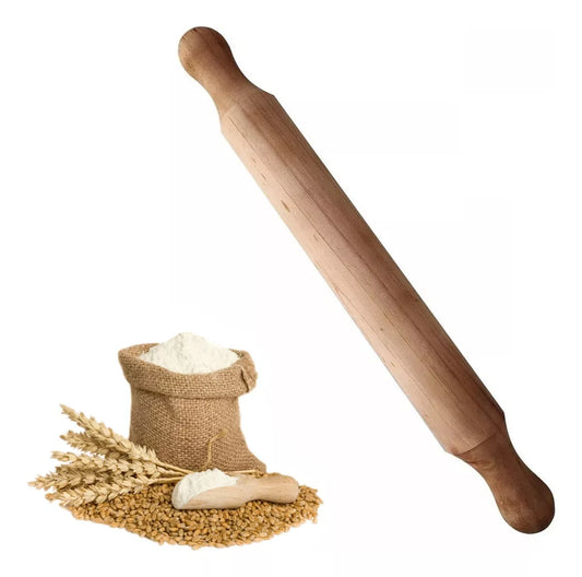 Rodillo Pizza Uslero De Madera Amasar Pan Rodillo Uslero