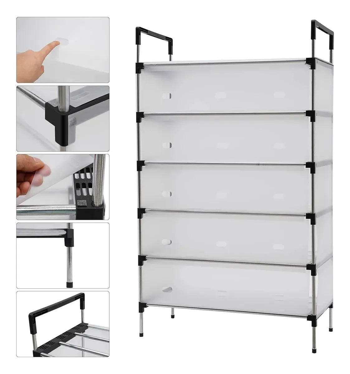Mueble Zapatero Organizador Racks Zapatero 5 Niveles Armable