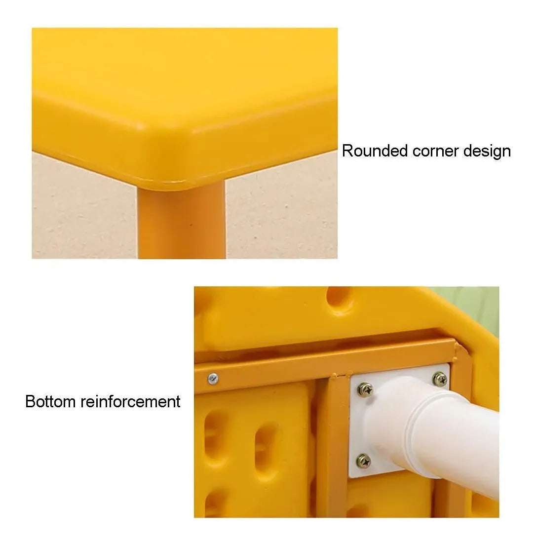 Mesa Plastica Infantil Rectangular Mesas Para Niños 1.20x50