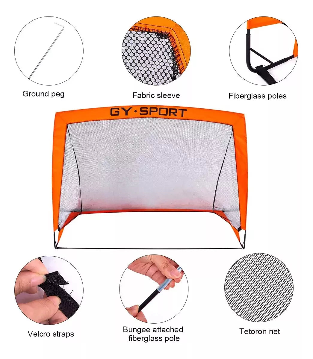 Arco De Futbol Niño Autoarmable Arcos Futbol Infantil +bolso