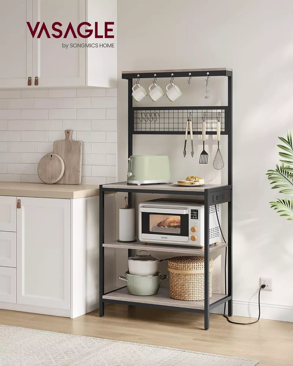 Estante Acero Vintage Rack Organizador Metal Multifuncional