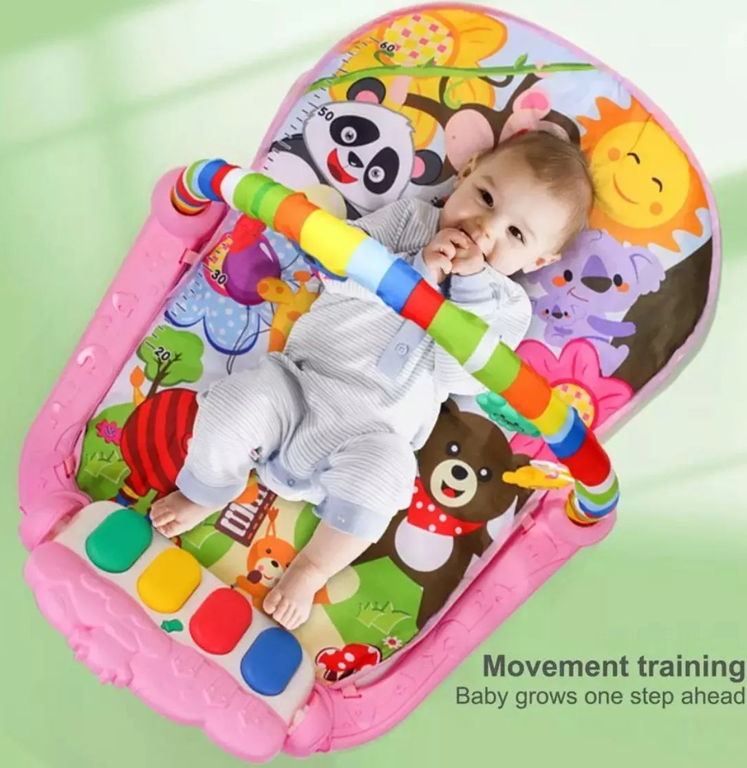 Gimnasio Para Bebé Con Accesorios Musical Alfombra Didactica