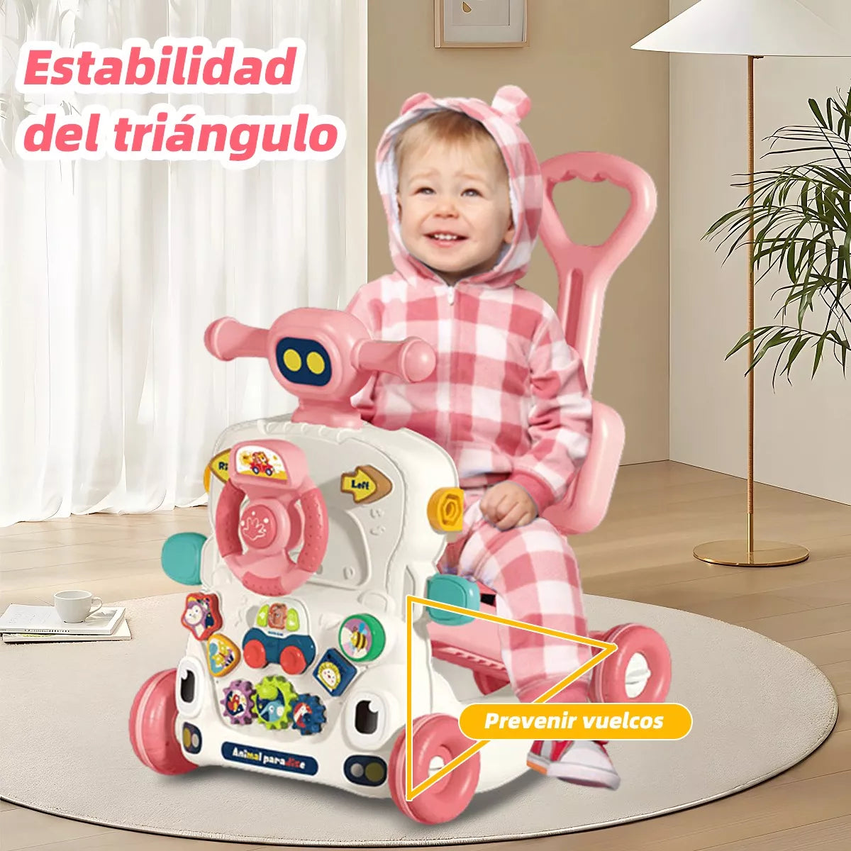 Caminadora Andadera Correpasillos Andador Bebe 6 En 1 Niños