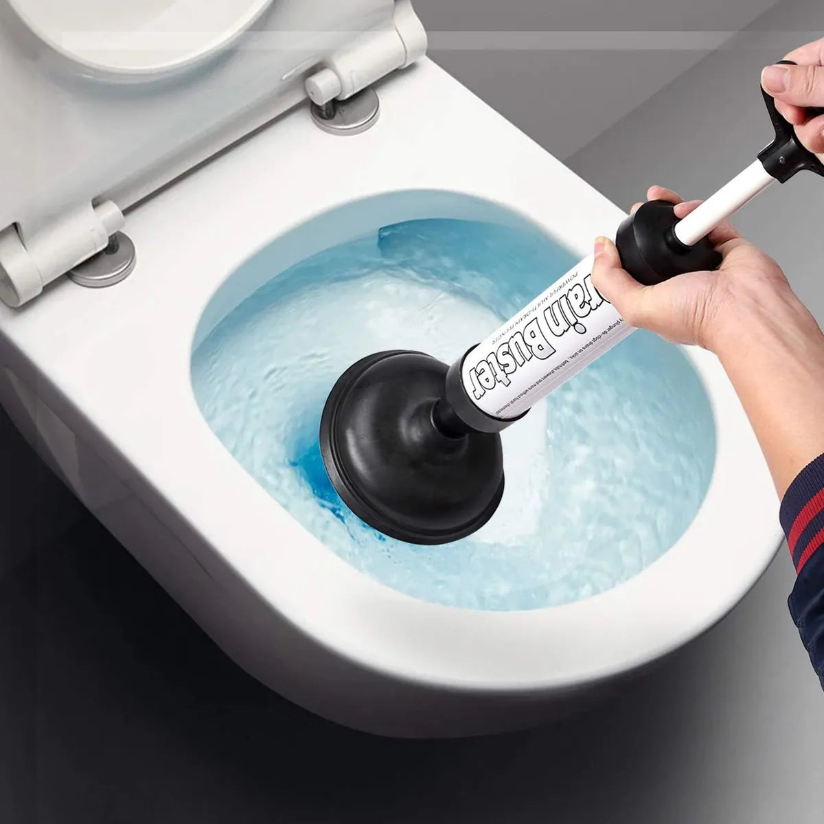 Sopapo Destapador De Desagues Wc Manual A Presion Cañeria