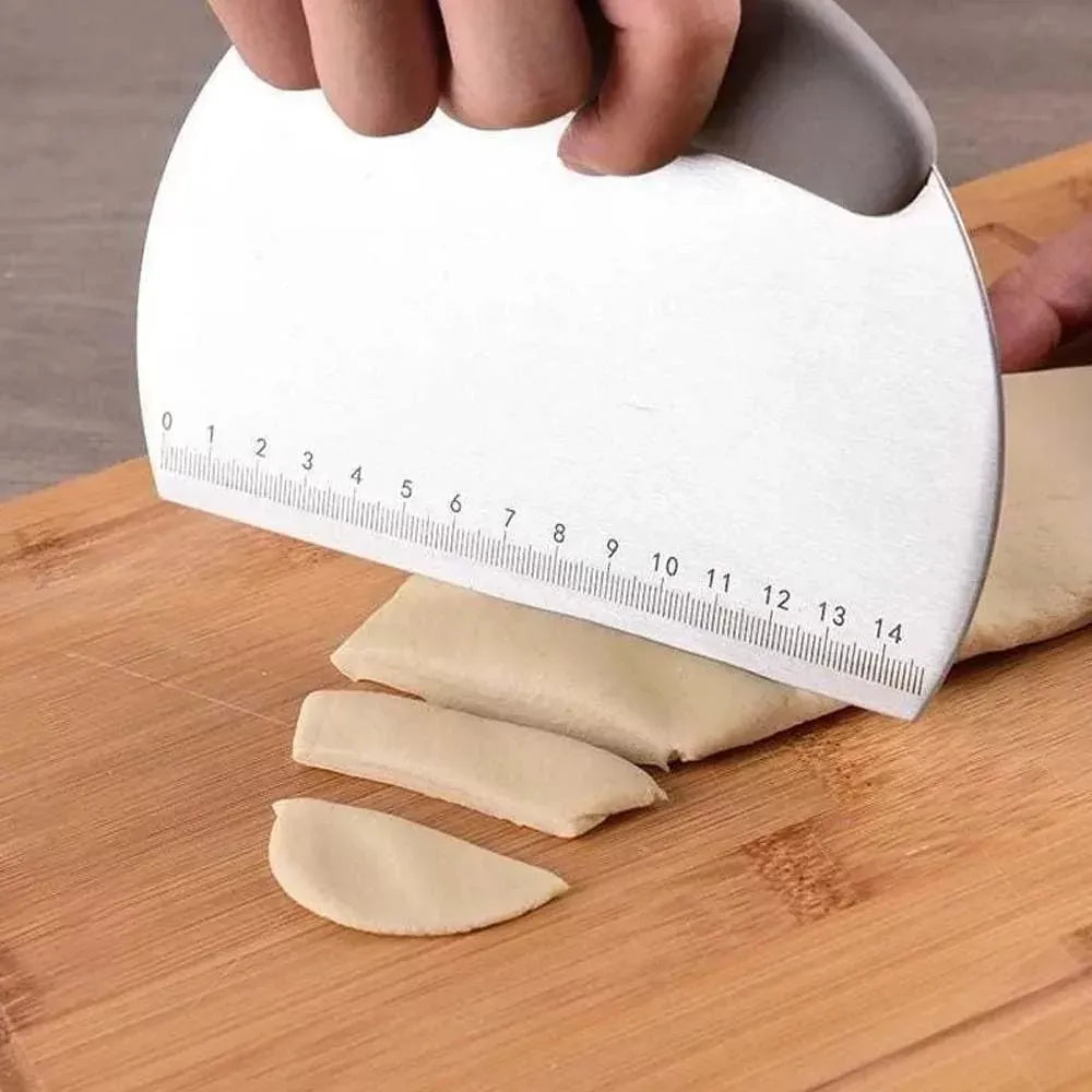 Espátula Repostería De Acero Inoxidable Cortador Masas 16cm