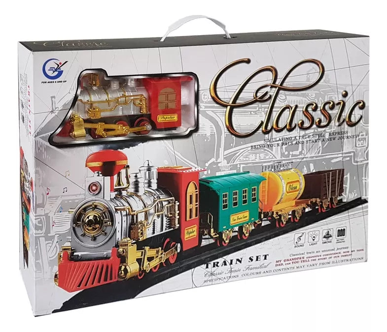 Tren Juguete Juguetes Tren Electrico Para Navidad Tren 14pcs