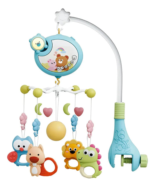 Movil Para Bebe Musical Luz Espantacuco Proyector Cuna Coche