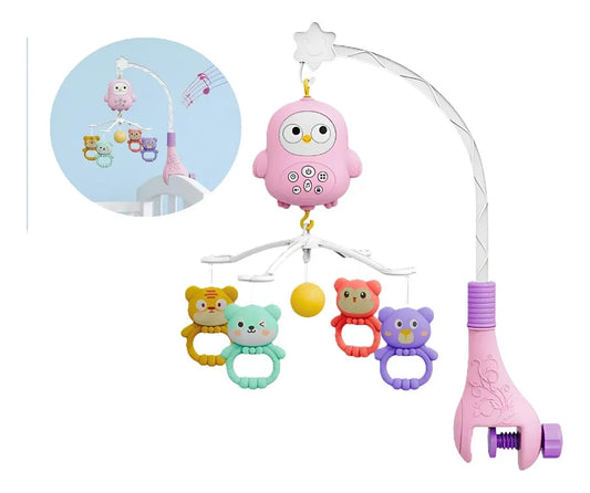 Movil Para Bebe Musical Luz Espanta Cuco Sonajero Coche Cuna