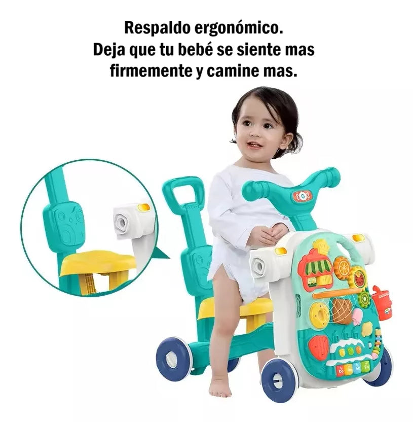 Caminadora Andadera Correpasillos Andador Bebe 4 En 1 Niños