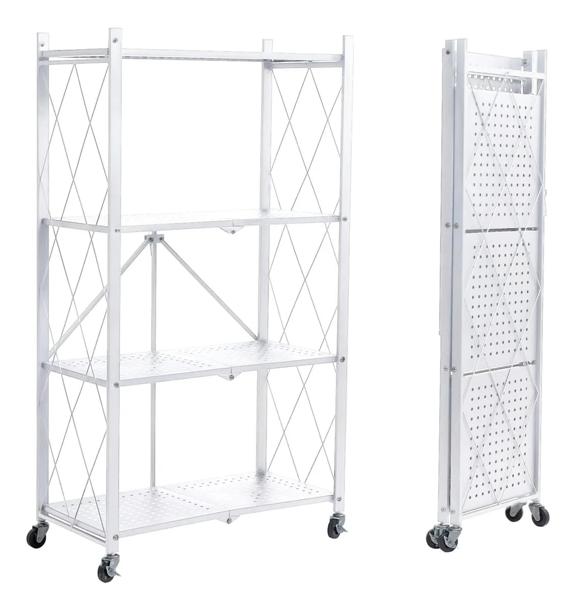 Carrito De Almacenamiento Carro Organizador Con Rueda 4nivel