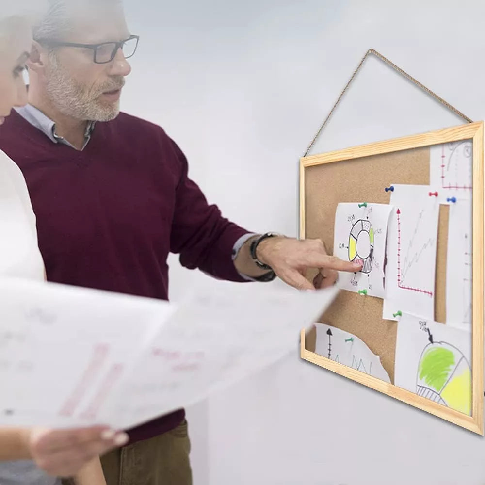 Pizarra Corcho Diario Mural Corcho Pizarra Corchos 40x30cm